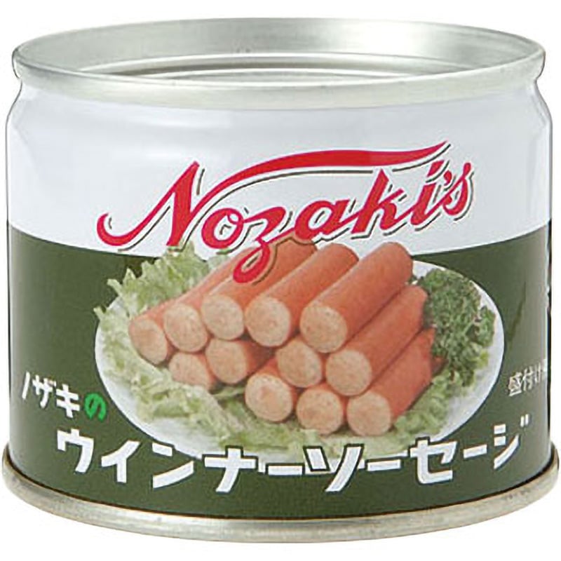 ‐ ノザキ 缶詰各種(イージーオープン缶) ノザキ ウインナー 保存期間3年 おかず・汁物 容量105g  1セット(48缶)
