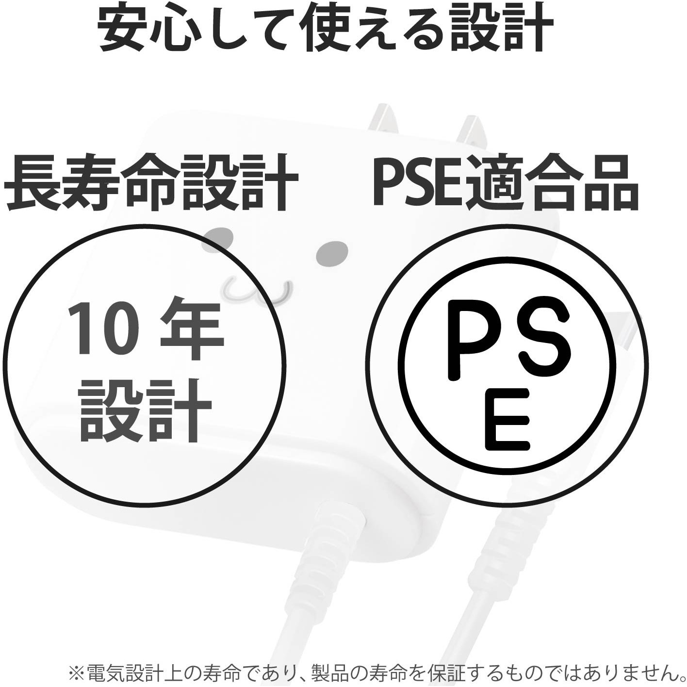 春夏新作 エレコム スマートフォン タブレット用AC充電器 Type-Cケーブル一体型 2.4A出力 1.5m ホワイトフェイス MPA-ACC01WF  l-4953103352186 anzoor.com