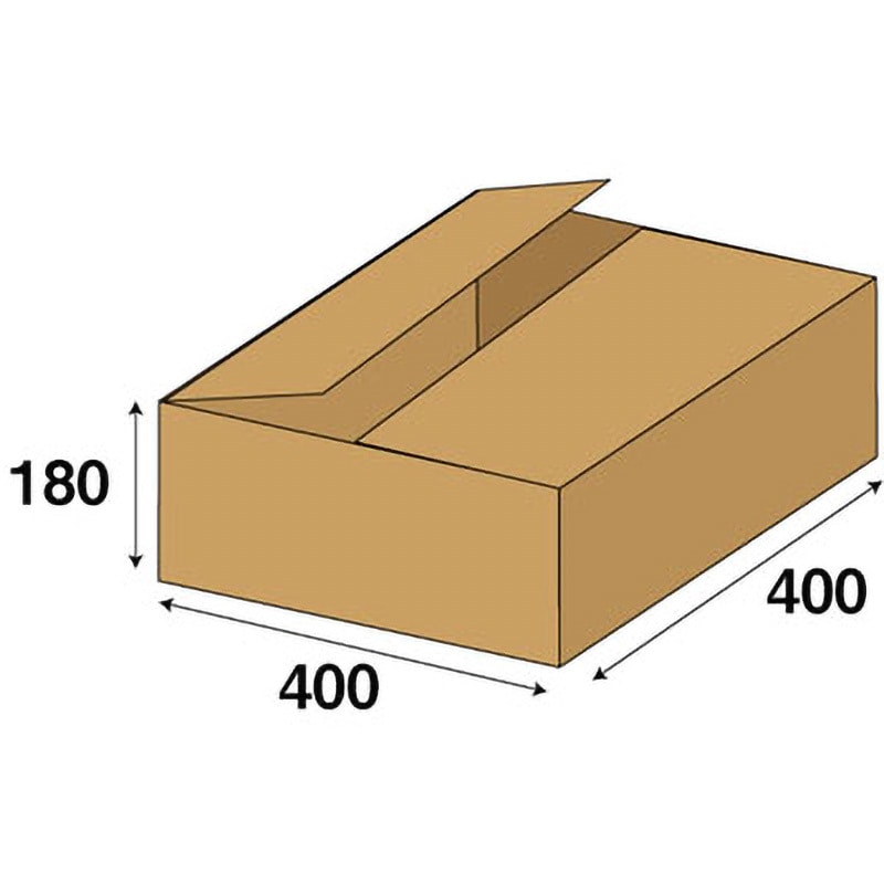 7516 ダンボール ザップ A(みかん箱) 3辺合計100cm 1セット(20枚