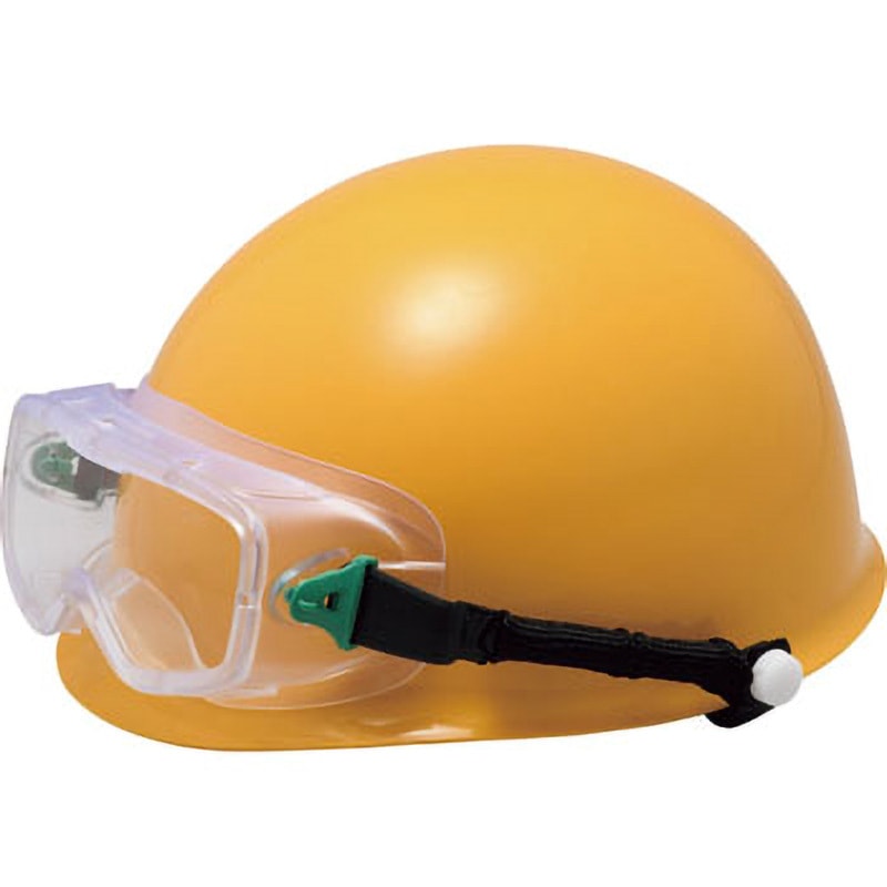 VG-502F-SPG ゴーグル型 保護メガネ ヘルメット取付式 1個 ミドリ安全