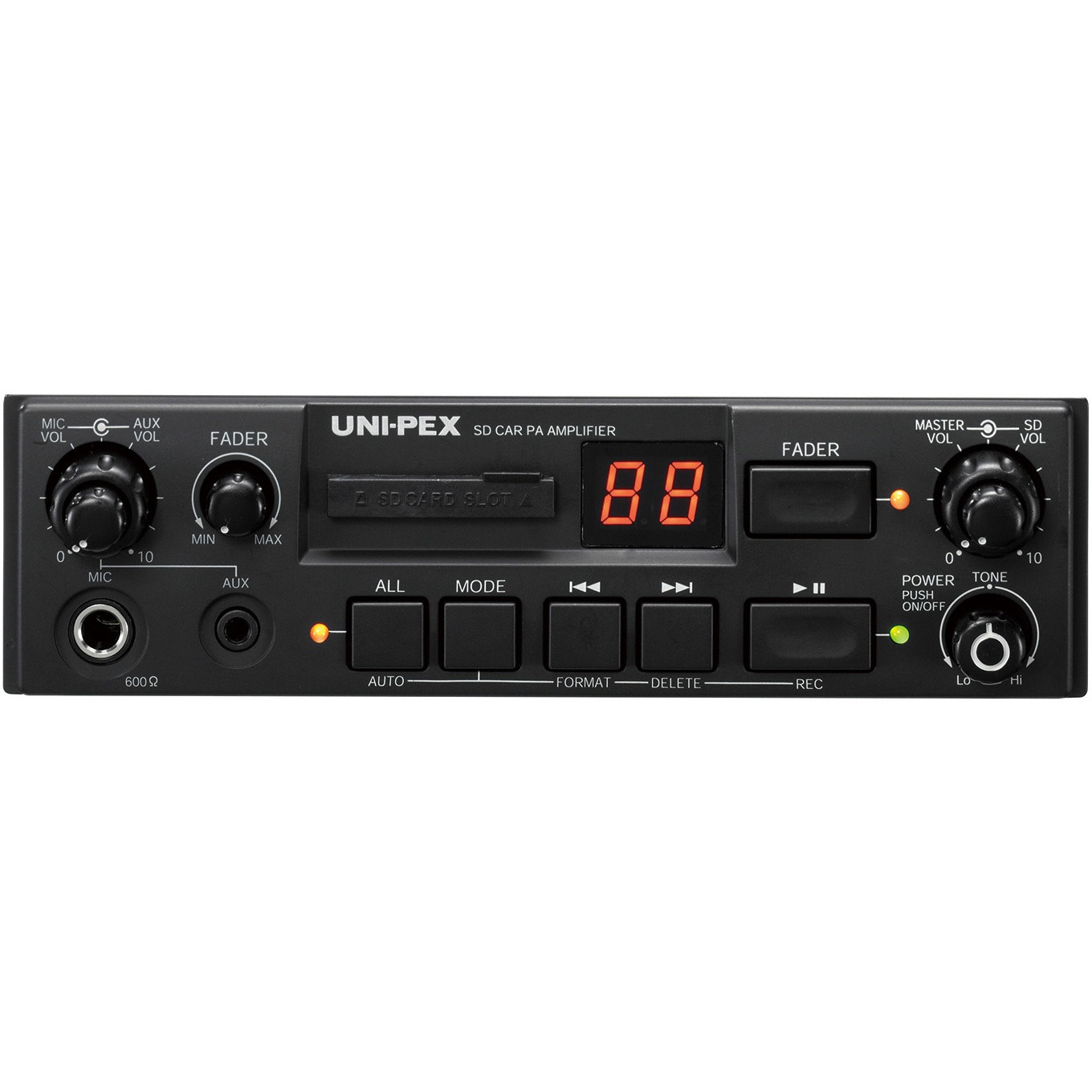 NDS-404A SDレコーダー付車載アンプ【24V用】 1台 ユニペックス(UNI-PEX) 【通販モノタロウ】
