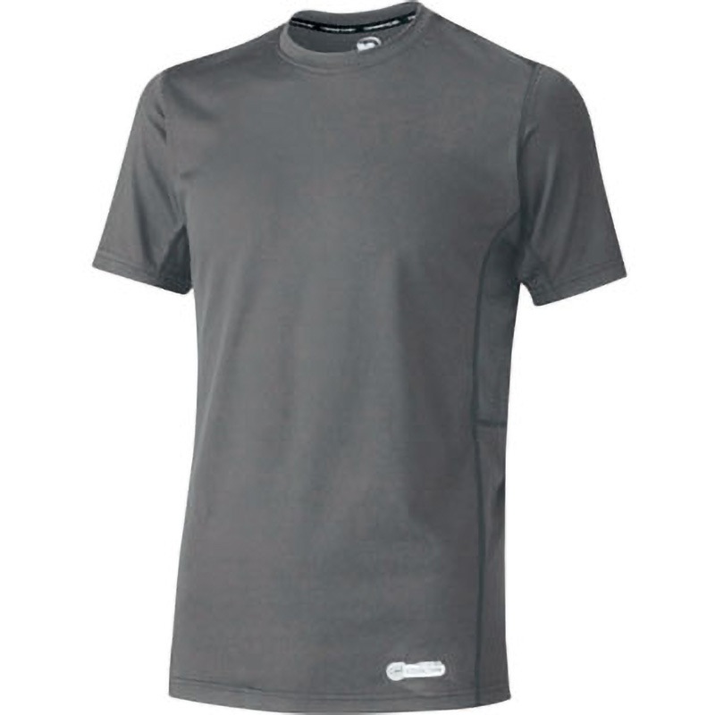 VEC11-UE-M ベルデクセル 男女共用 半袖クールコアTシャツ VEC11上 ミドリ安全 グレー色 両脇メッシュ サイズM