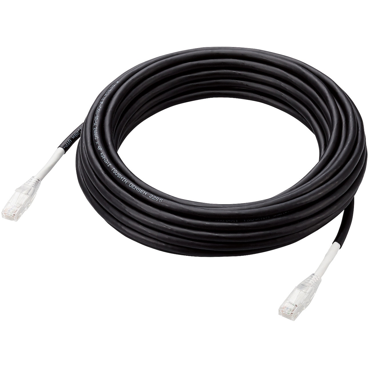 （まとめ） エレコム やわらかLANケーブル/CAT6A/10m/ホワイト LD-GPAY/WH10 〔×2セット〕(代引不可) まとめ得 エレコム LANケーブル⁄CAT6A⁄スタンダード⁄10m⁄ブラック LD