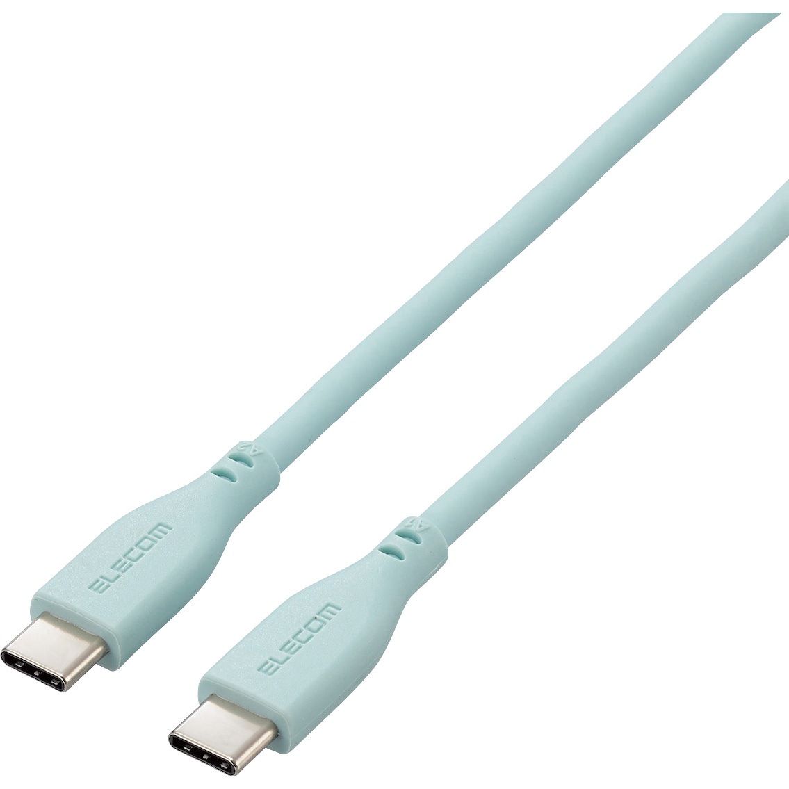 MPA-CCSS20GN USBケーブル C-C Type-Cケーブル PD 60W対応 断線しにくい やわらかい シリコン素材 エレコム  パールグリーン色 ケーブル長2.0※コネクター含まずm MPA-CCSS20GN - 【通販モノタロウ】