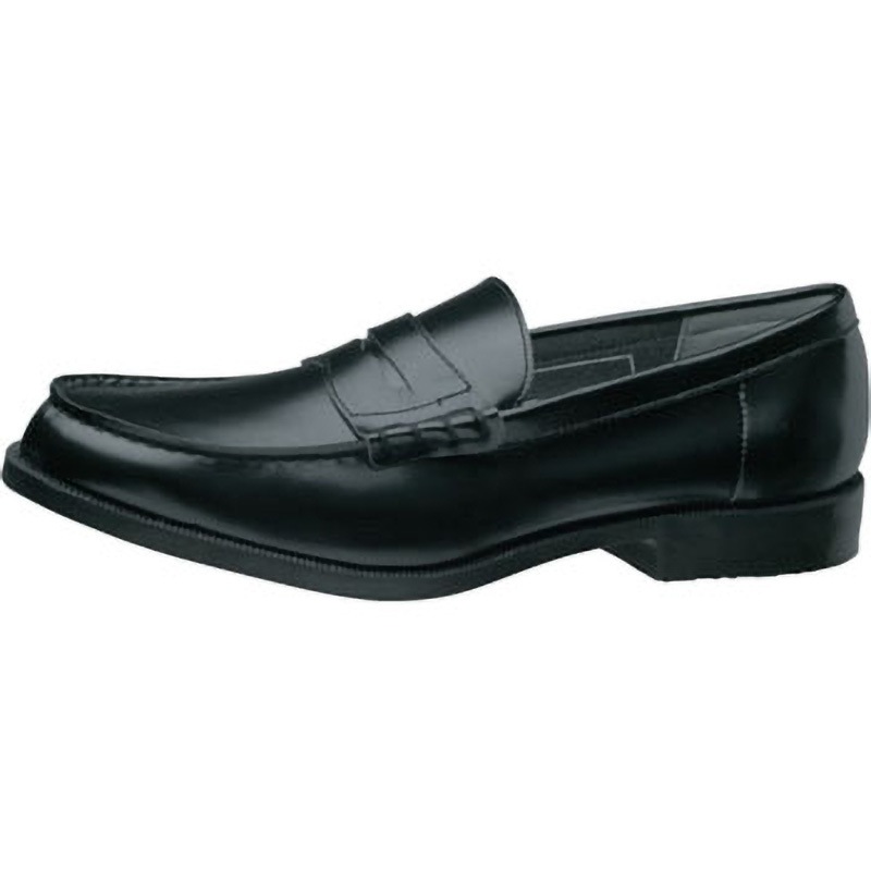 H-950M-BK-27.0 男性用超耐滑作業靴 ハイグリップ ローファータイプ H-950M ミドリ安全 ブラック色 サイズ27cm足幅EEE