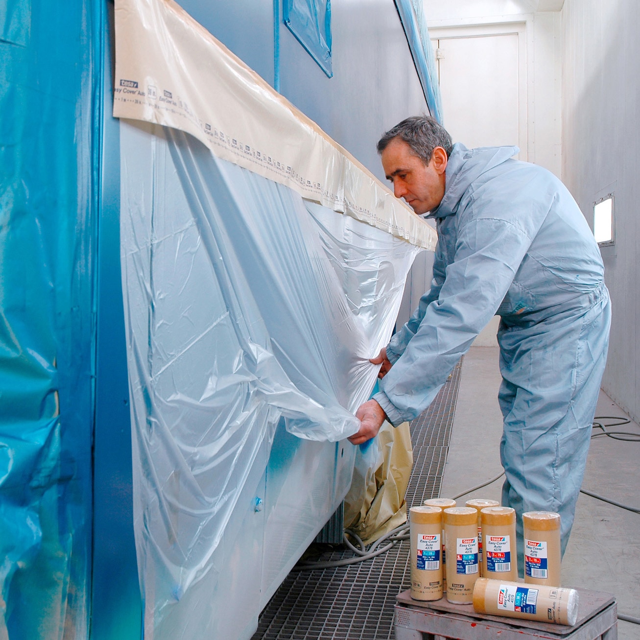 4378-2000-20 自動車塗装用マスカー テサ (tesa) 幅2000mm 1巻