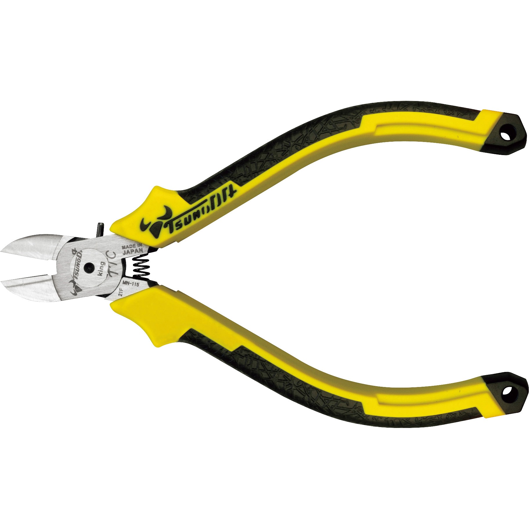 MN-115DG ニッパー 成型グリップ バネ付き 1丁 TTC 【通販モノタロウ】