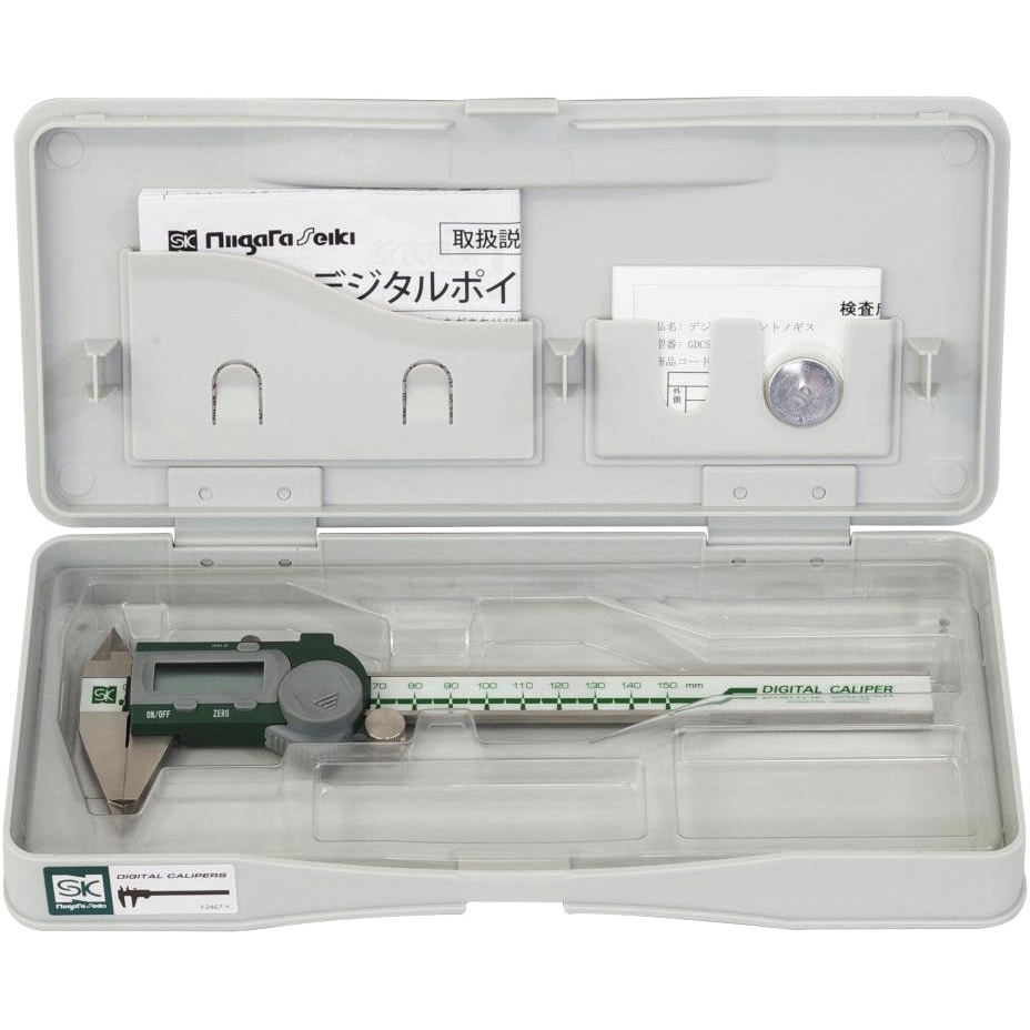 GDCS-150P デジタルポイントノギス SK(新潟精機) 測定範囲0-150mm