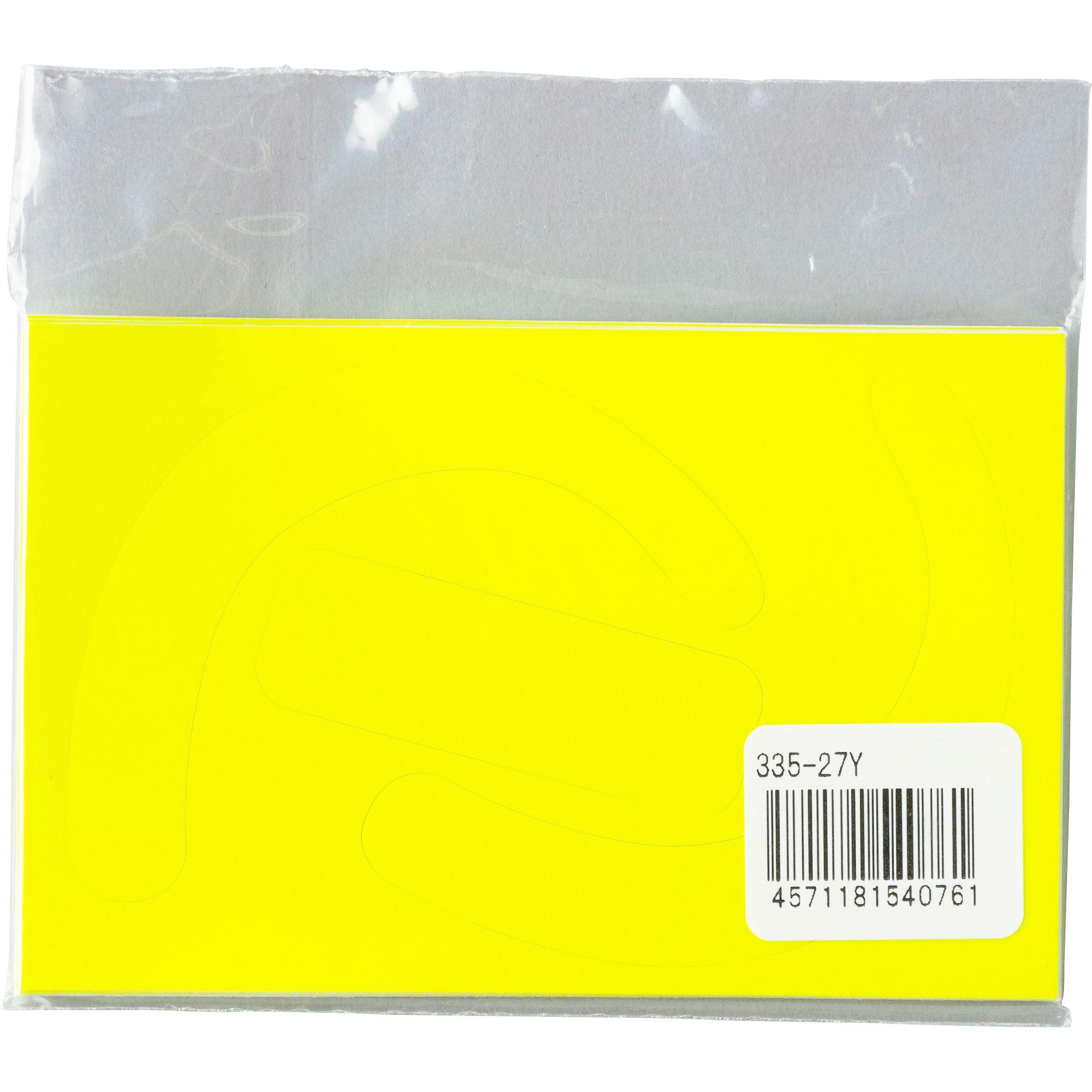 RIRUKA様確認用 安全帯使用確認ステッカー 335－27R 蛍光赤（10枚