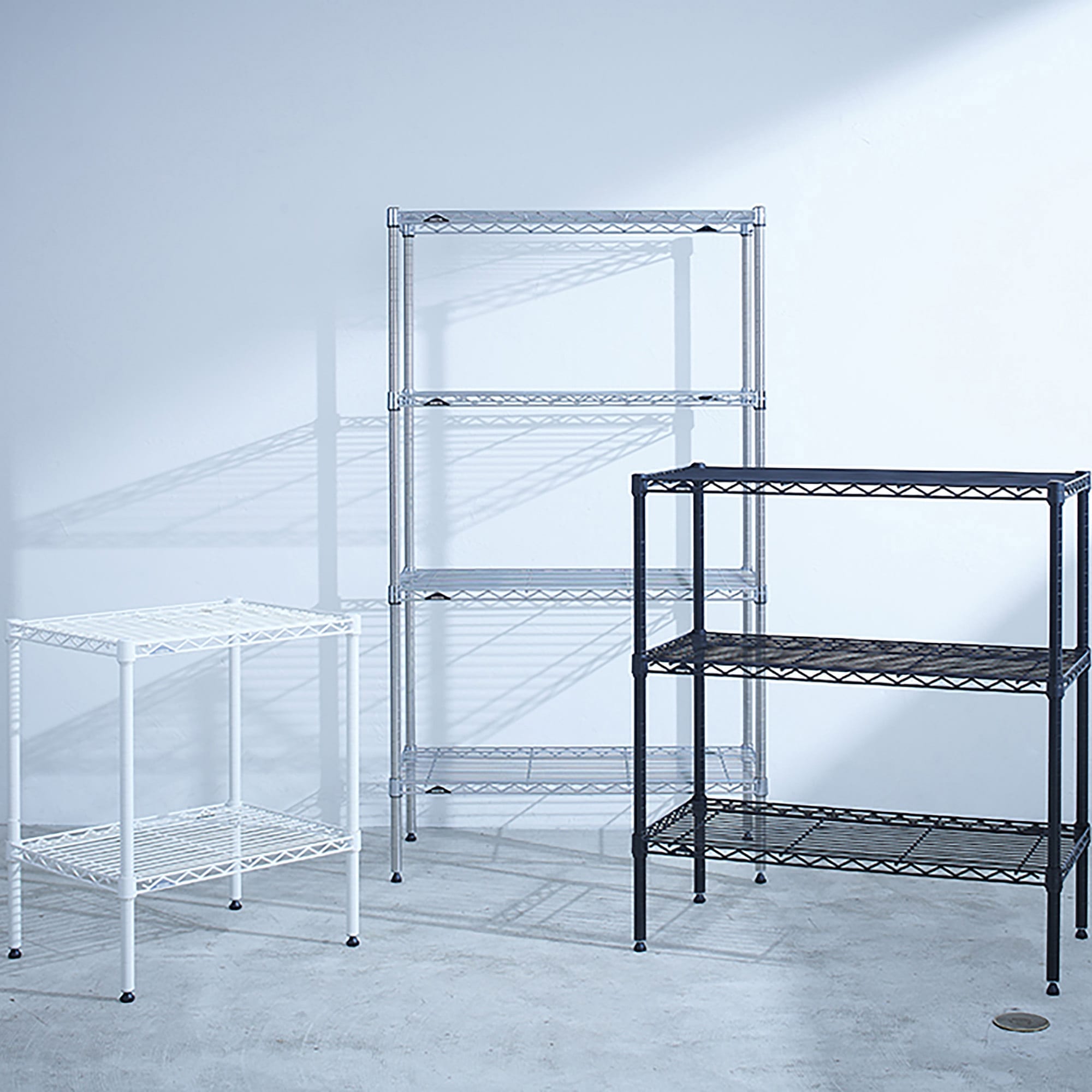 Flamin5 ERECTA ブラック シェルフ B1830B74PB4 ワイヤーシェルフ・ブラック ERECTA(エレクター