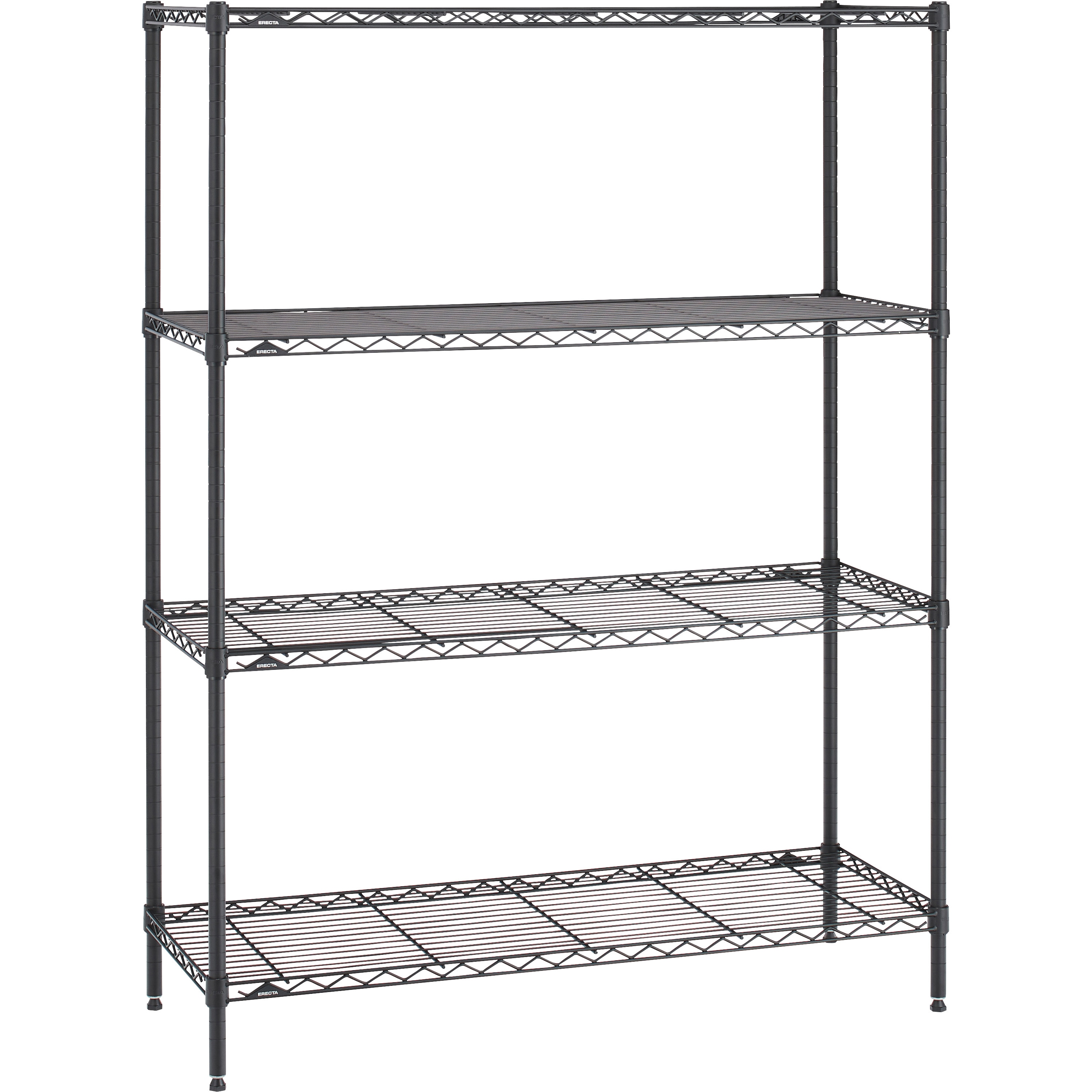 B2448B1 ベーシックシリーズ ワイヤーシェルフ・ブラック 1枚 ERECTA