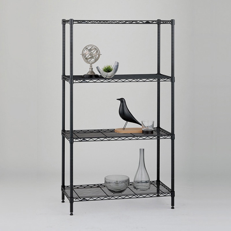 B2448B1 ベーシックシリーズ ワイヤーシェルフ・ブラック 1枚 ERECTA