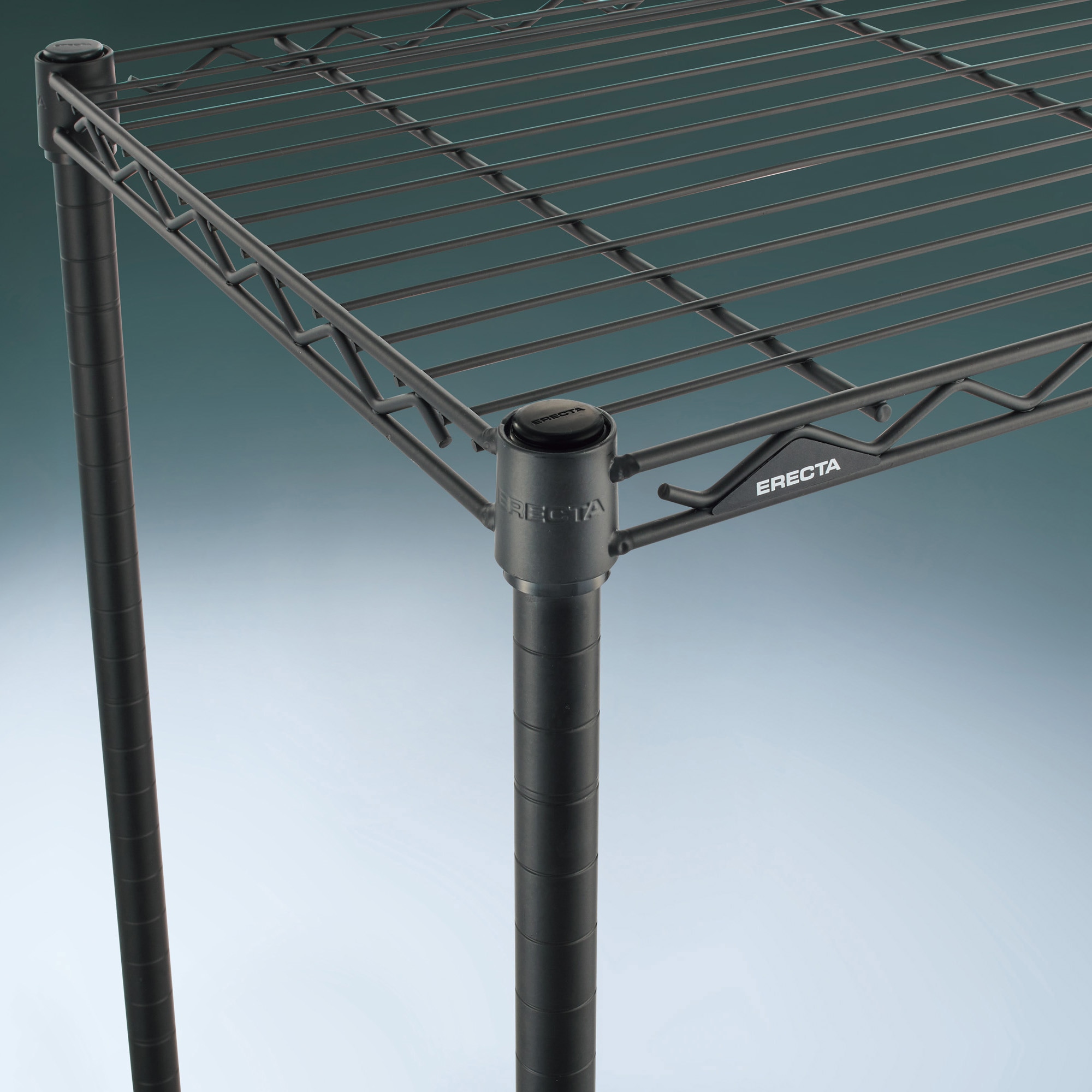 B2448B74PB4 ベーシックシリーズ ワイヤーシェルフ・ブラック ERECTA