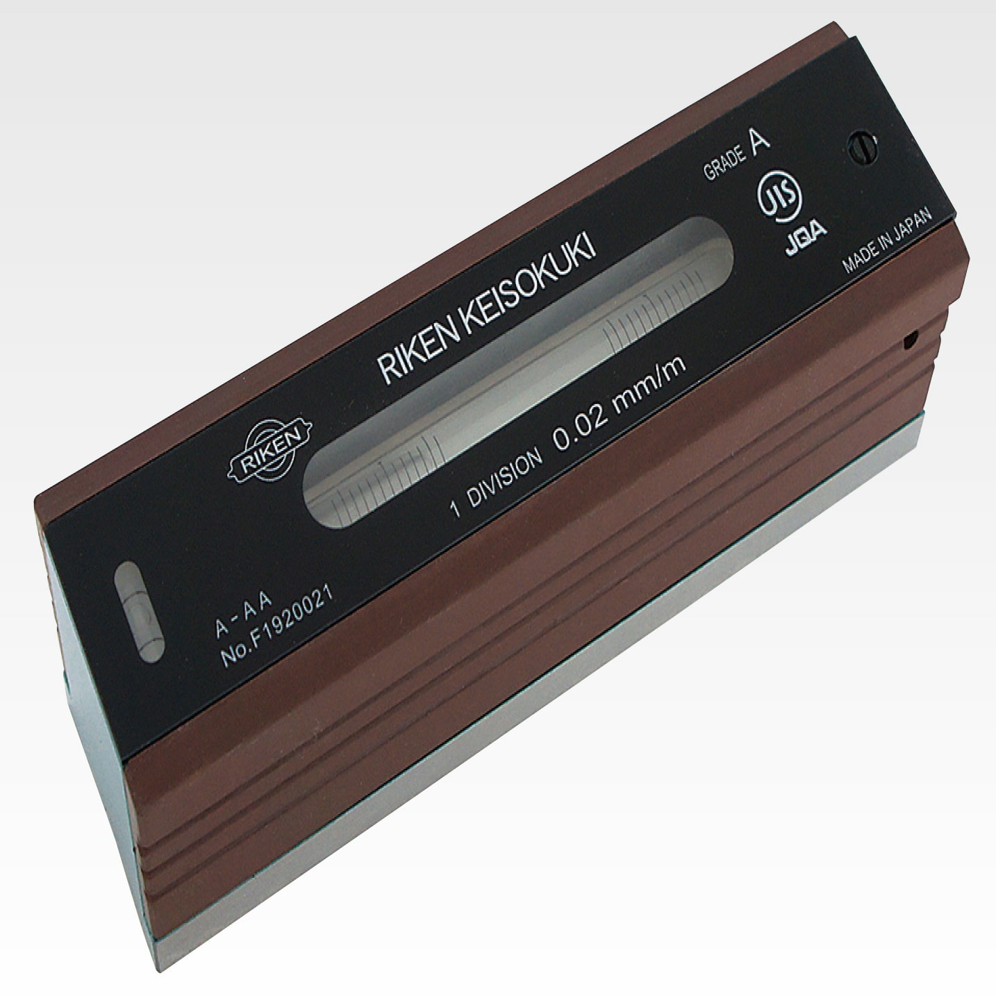 RFL-AA2502(250×0.02) 平形精密水準器 JIS-A-AA 1個 理研計測器 【通販