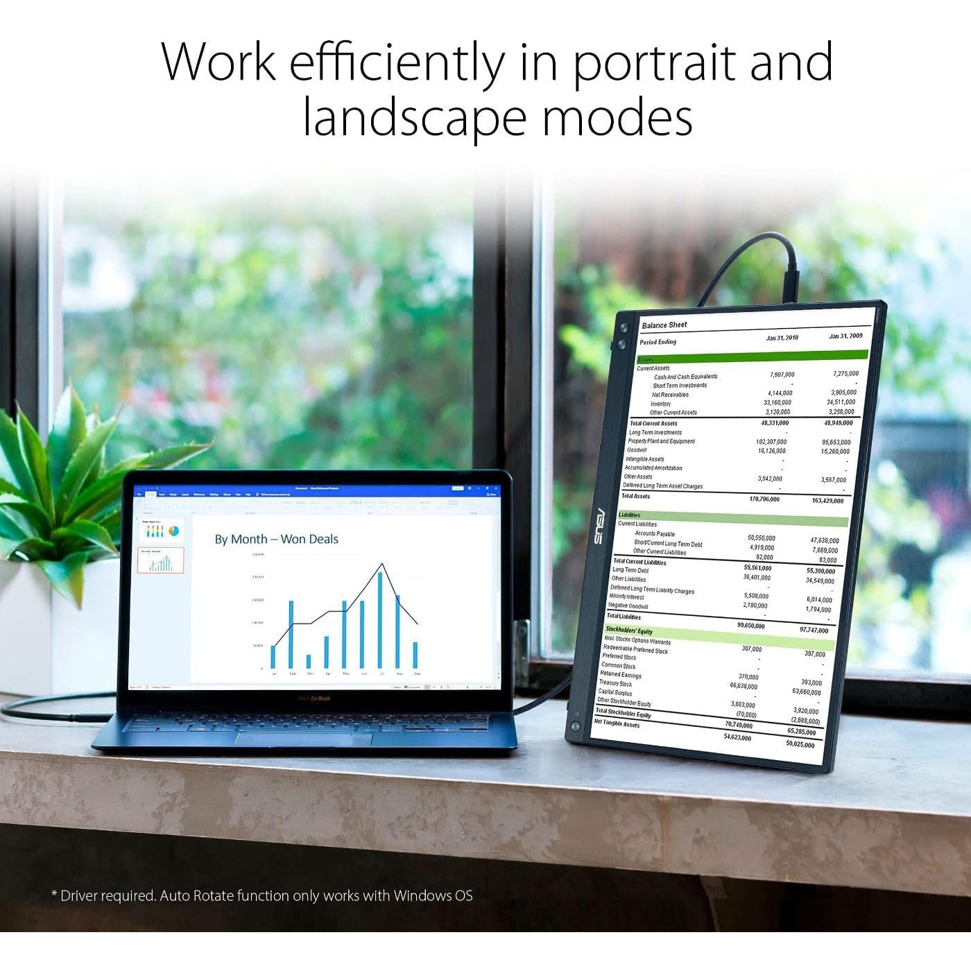 液晶モニタ 15.6インチフルHD ポータブルUSBモニター IPS MB16ACV ASUS