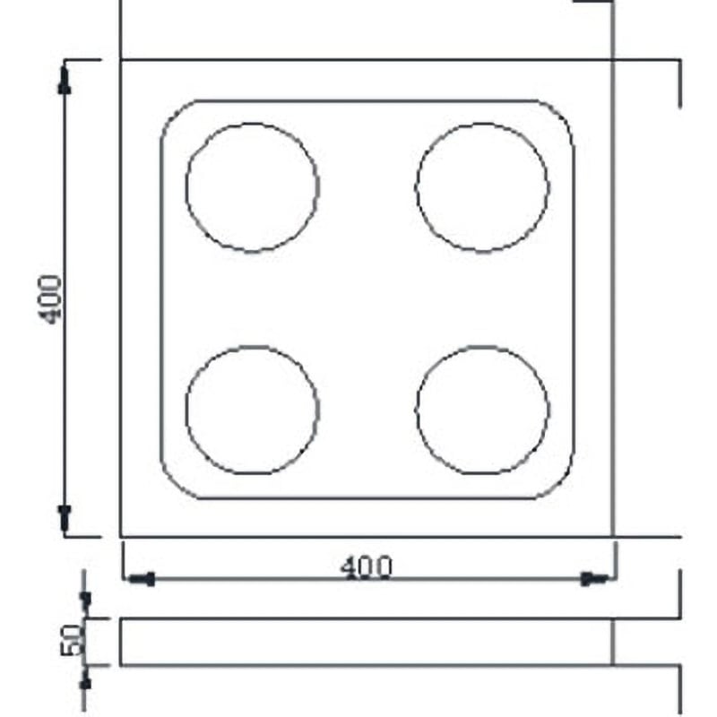 NDS0-0060-4040 精密4直角マスター ND精工 等級JIS0級 寸法400×400×50mm