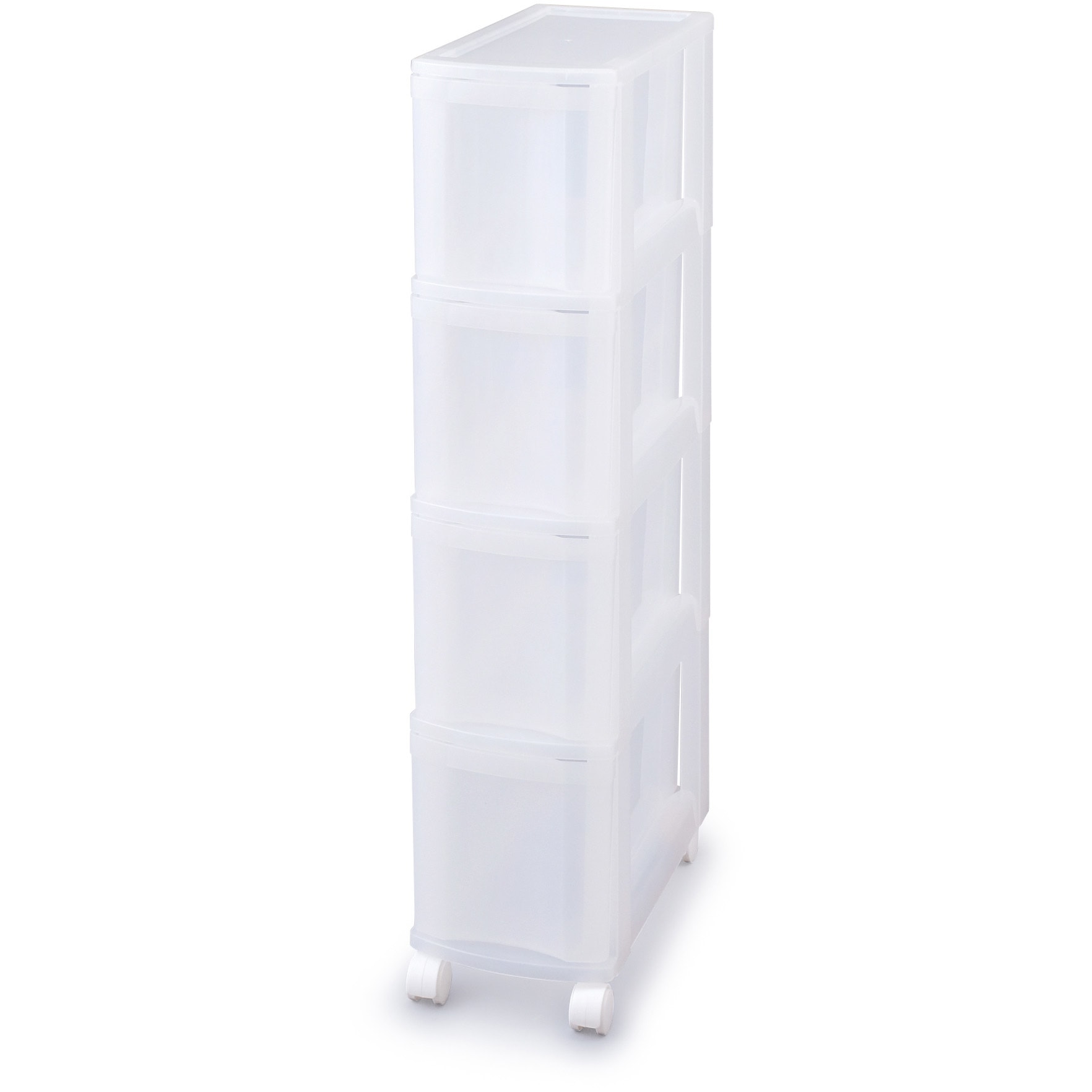 MSC-040 スリムチェスト アイリスオーヤマ ナチュラル色 幅200mm奥行