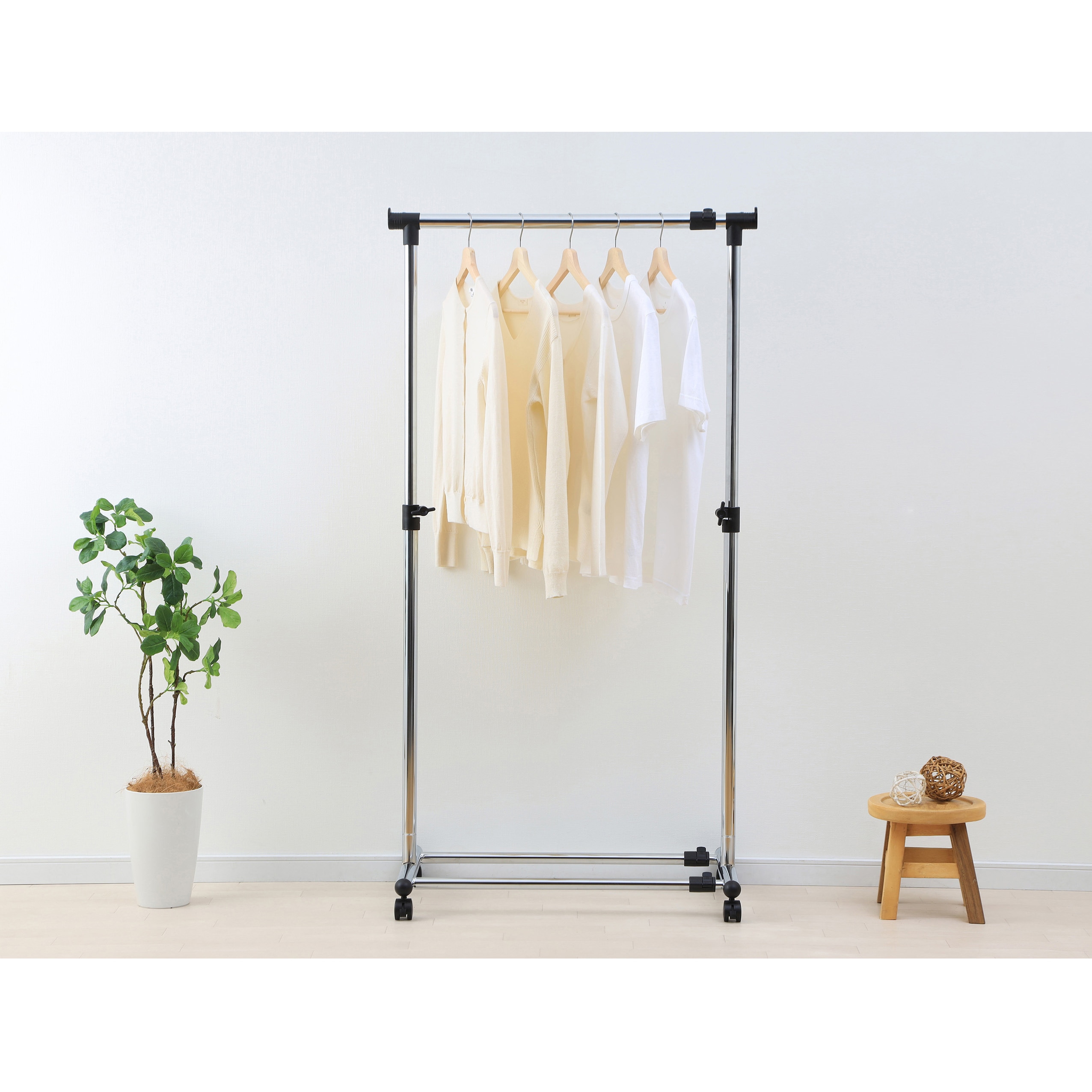 未使用元値15800円メタルパイプハンガー 最大50着収納 メタルパイプハンガー【最大50着】 アイリスオーヤマ ハンガーラック