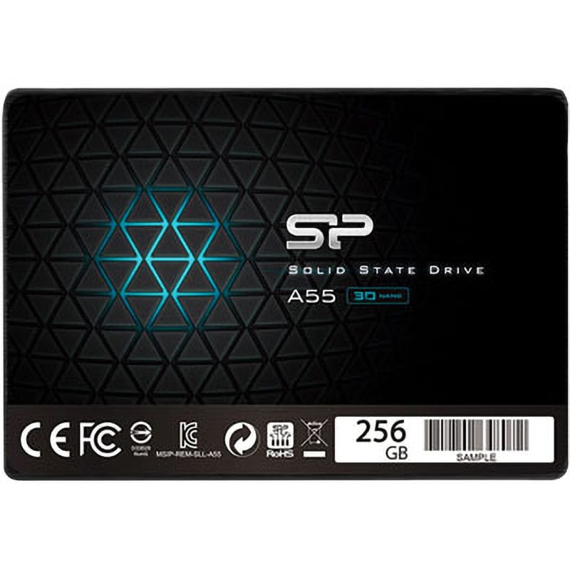 スマホ/家電/カメラ【SSD 512GB】シリコンパワー A55 +USBケース