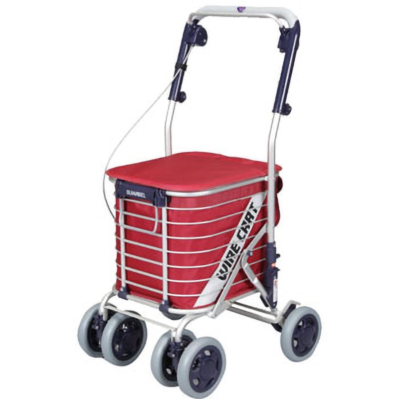 ユーバ産業 ショッピングカート シルバーカー ワイヤーカート ユーバ産業 シルバーカー(ワイヤーカート) A-0245M(BL) 1個 61