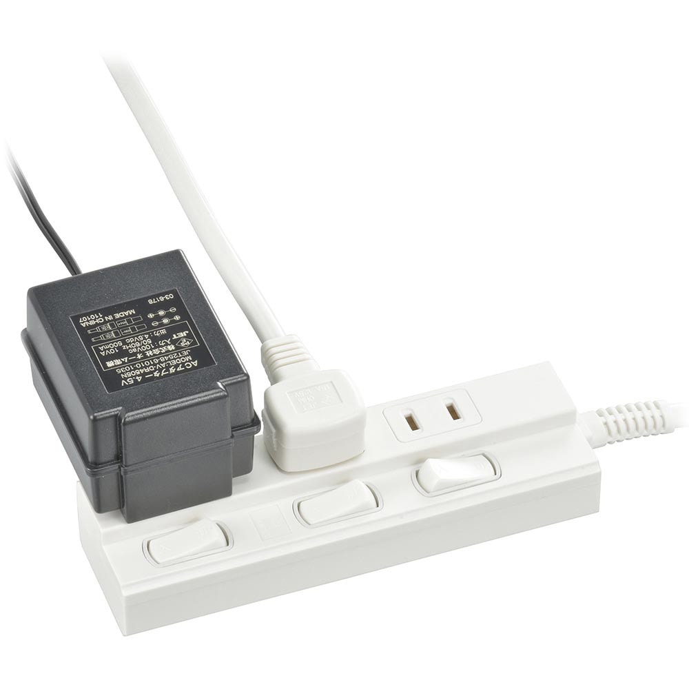 HS-TP32EDLP22 ランプレス個別スイッチ付電源タップ 3個口