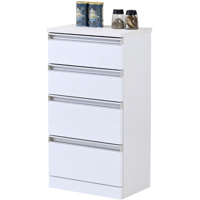 ホワイト チェスト 棚 収納 四段 ユアサプライムス.com｜チェスト 4段 ホワイトオーク 白 タンス 衣類