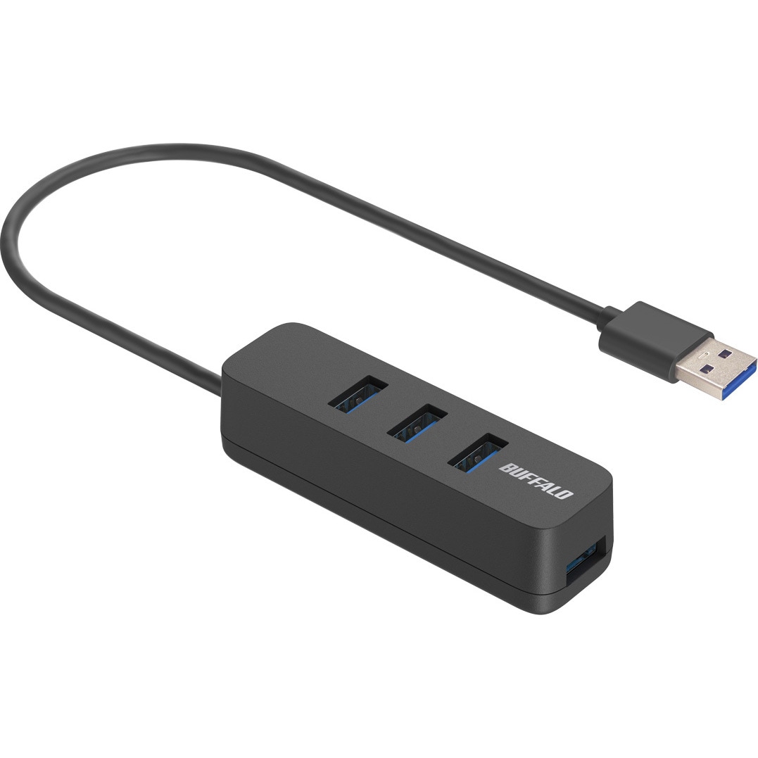 バッファロー (まとめ) ユニバーサルコネクター USB3.0 スリムケーブル (A)オス-(B)オス ブラック 2m BSUABSU320 まとめ) バッファロー ユニバーサルコネクター USB3.0 スリムケーブル