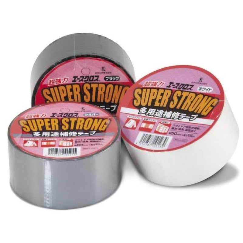 エースクロス 011 白 50mm×20m 気密防水用片面テープ 1箱（中古