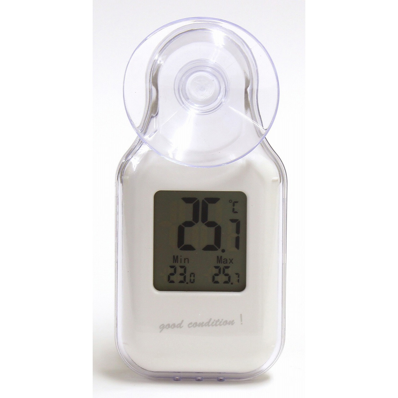 TD-8431 シュクレ・ピタ吸盤付デジタル温度計 エンペックス気象