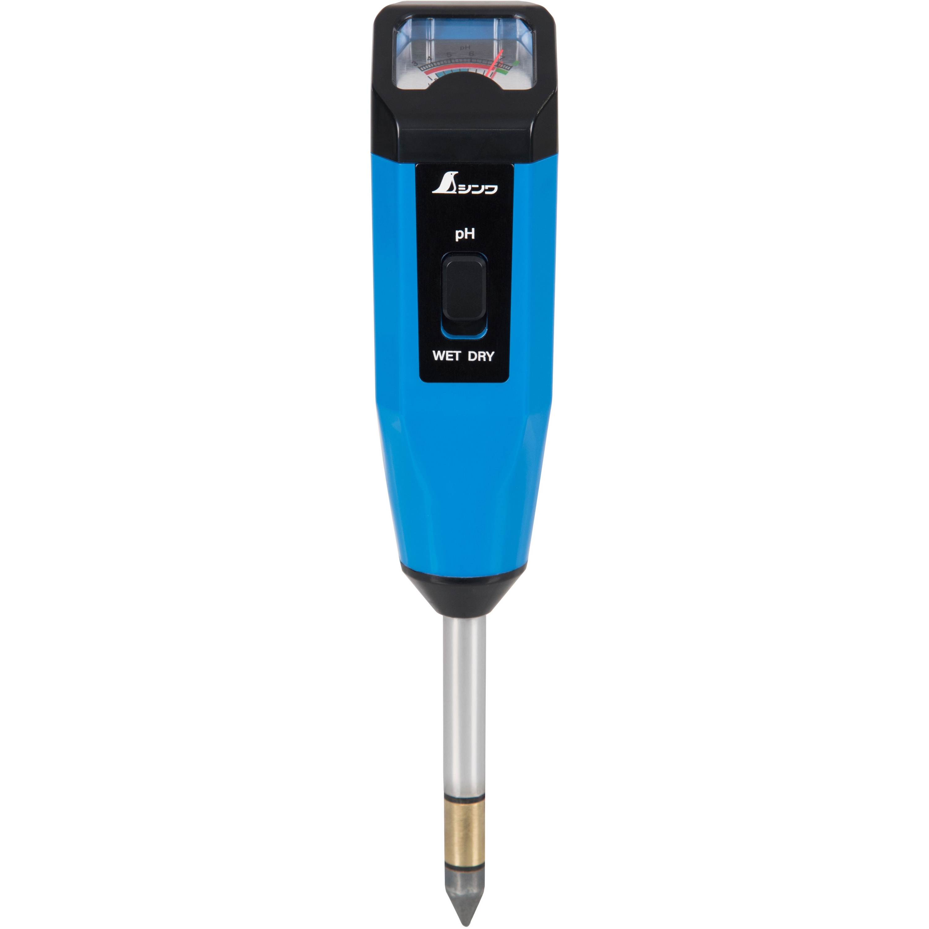 72787 土壌酸度(PH)計 B-2 測定コンディションチェック機能付 シンワ測定 寸法215×42×42mm