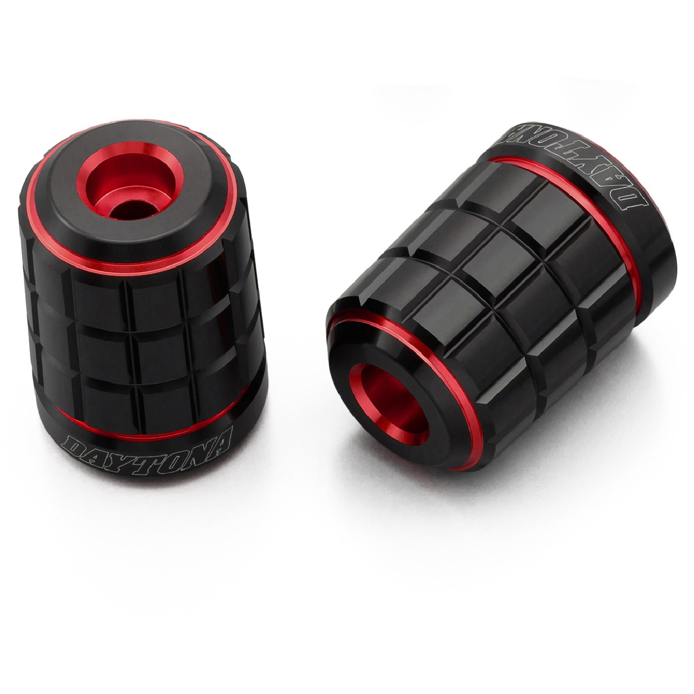 37682 PREMIUM ZONE バーエンド DAYTONA(デイトナ) カワサキ(M6)用タイプ レッド色  1セット