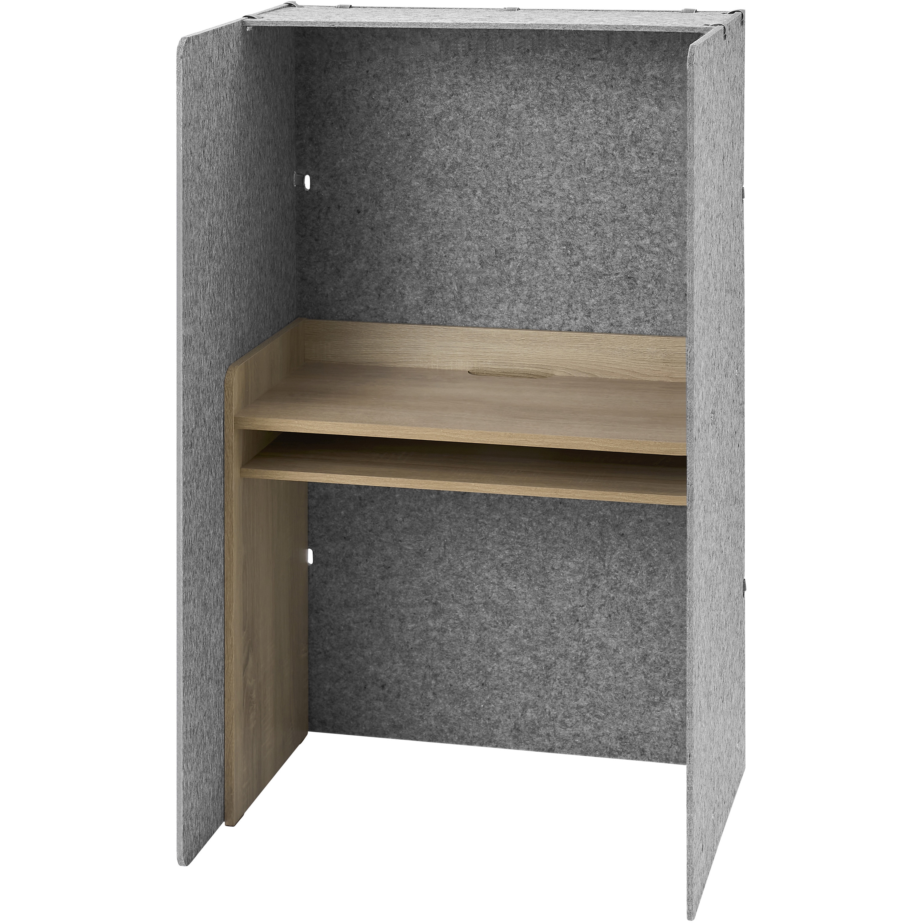 RWD-8014 リモートワークデスク アイリスオーヤマ 幅790mm グレー/ナチュラル色 高さ400mm奥行600mm  RWD-8014 21,286円