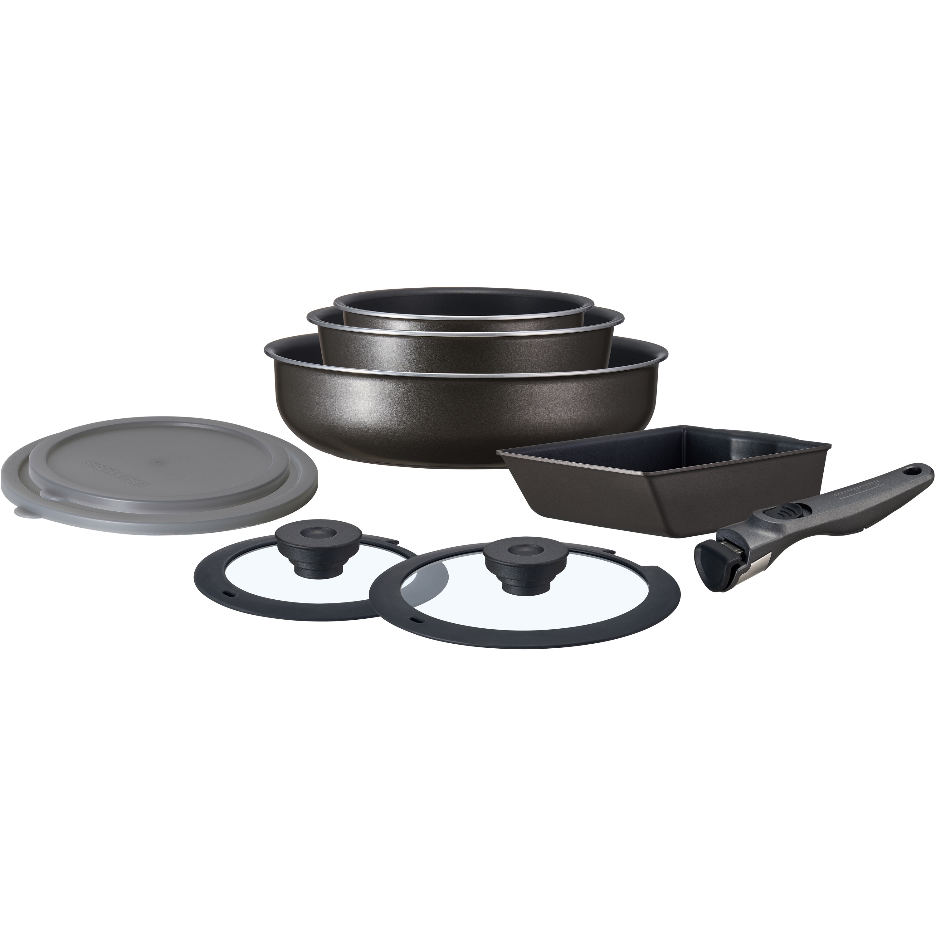 EHDC-S9S TERACOAT 深型9点セット アイリスオーヤマ グレイッシュブラウン色 長さ(菜箸)300mm  EHDC-S9S 14,615円