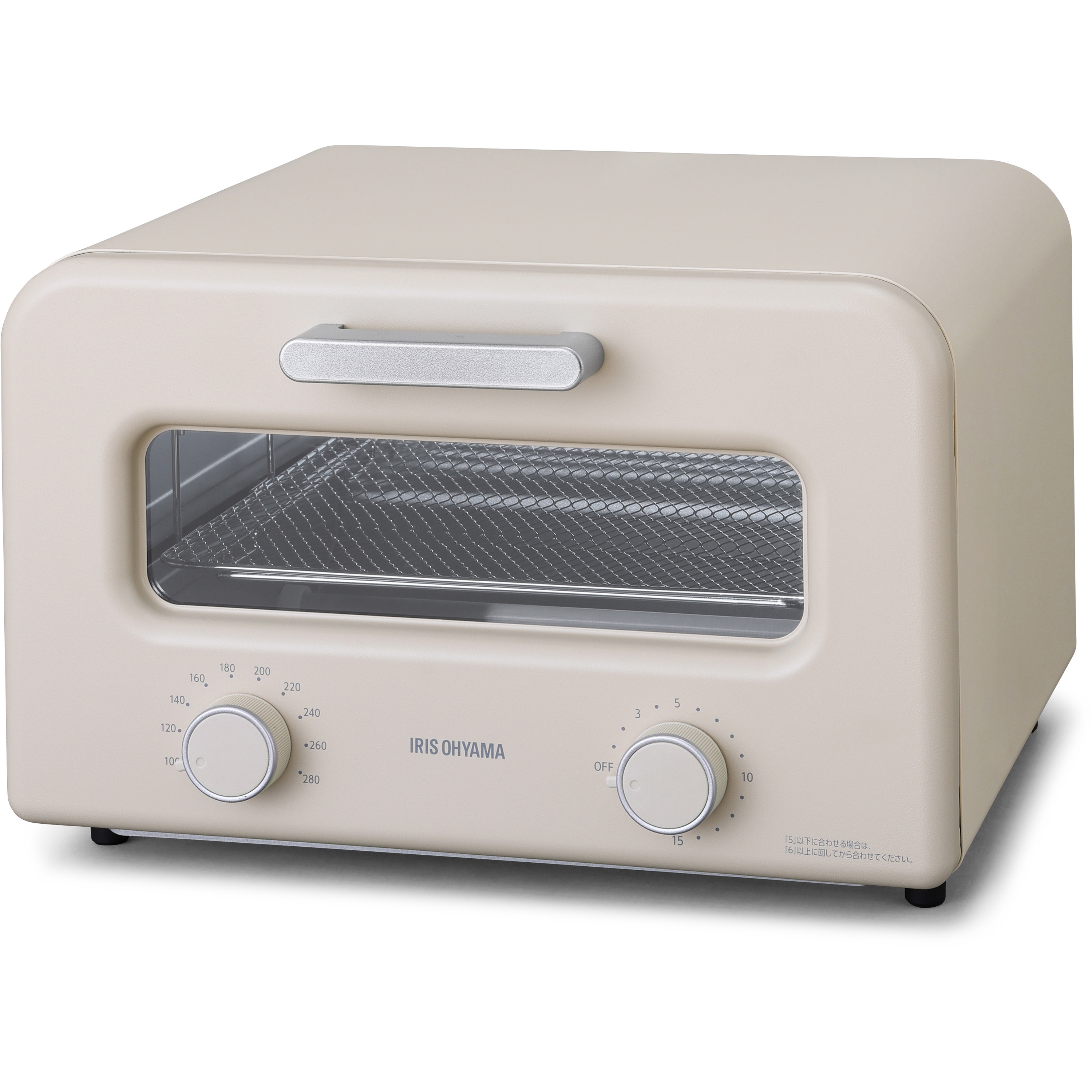 SOT-401-C スチームカーボントースター アイリスオーヤマ ミルクベージュ色