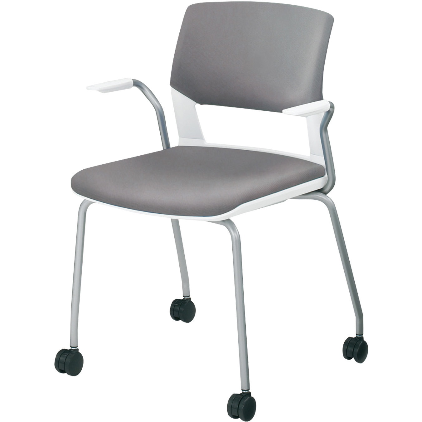 CK-161CRVZEA-WN 会議用イス 160シリーズ キャスタータイプ(配送・組立サービス付き) コクヨ ニュートラルグレー ナイロンキャスター 質量7.1kg   CK-161CRVZEA-WN