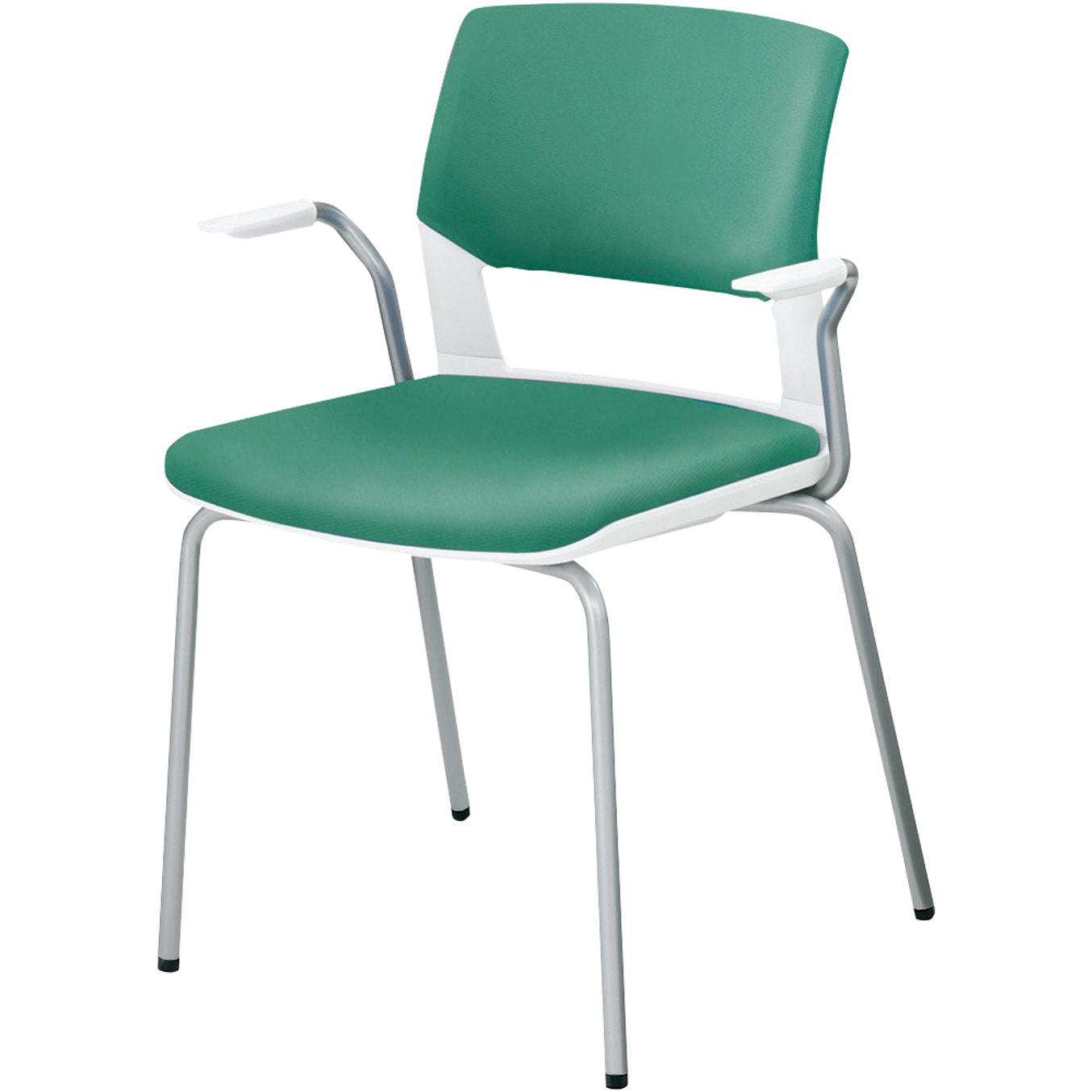 CK-161RVZ24 会議用イス 160シリーズ 固定脚タイプ(配送・組立サービス付き) コクヨ ミディアムミント 質量6.5kg   CK-161RVZ24