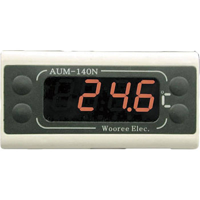 AUM-140-1 パネルマウント温度計 マザーツール デジタル 測定範囲-40～100℃