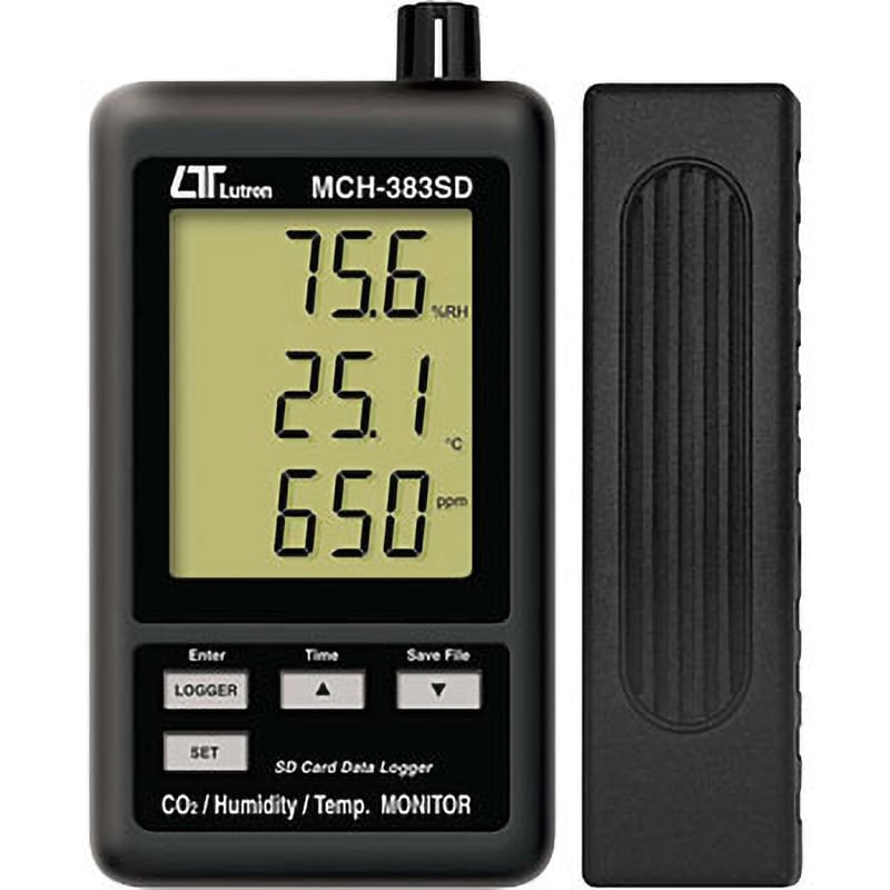 MCH-383SD(校正書・トレーサビリティ体系図付) デジタル温湿度・CO2計 1個 マザーツール 【通販サイトMonotaRO】