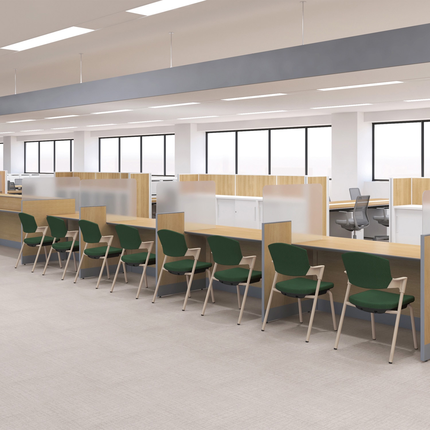 コクヨ 会議イス プロッティ 固定脚タイプ 背座 K17B02CZ1S392