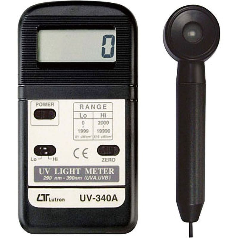 UV-340A デジタル紫外線強度計 1個 マザーツール 【通販サイトMonotaRO】