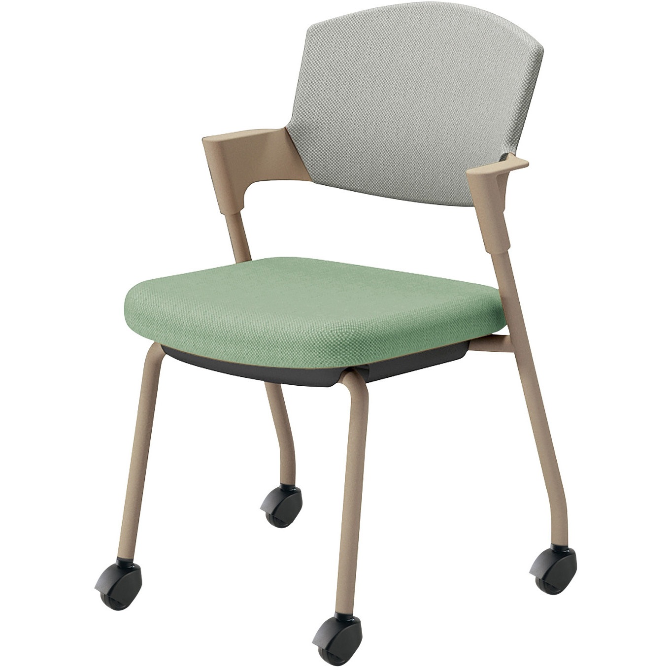 K17-Z22CG-2JE22 会議用イス プロッティ キャスター背座クッションタイプ(配送・組立サービス付き) コクヨ ベージュ スタッキング可(4脚) 肘掛あり K17-Z22CG-2JE22 28,786円