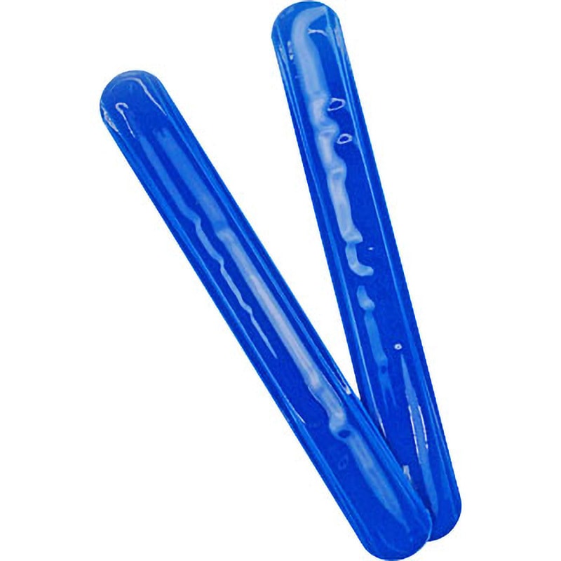 3205504 反射リストバンド ミズケイ ブルー色 1セット(2個) - 【通販