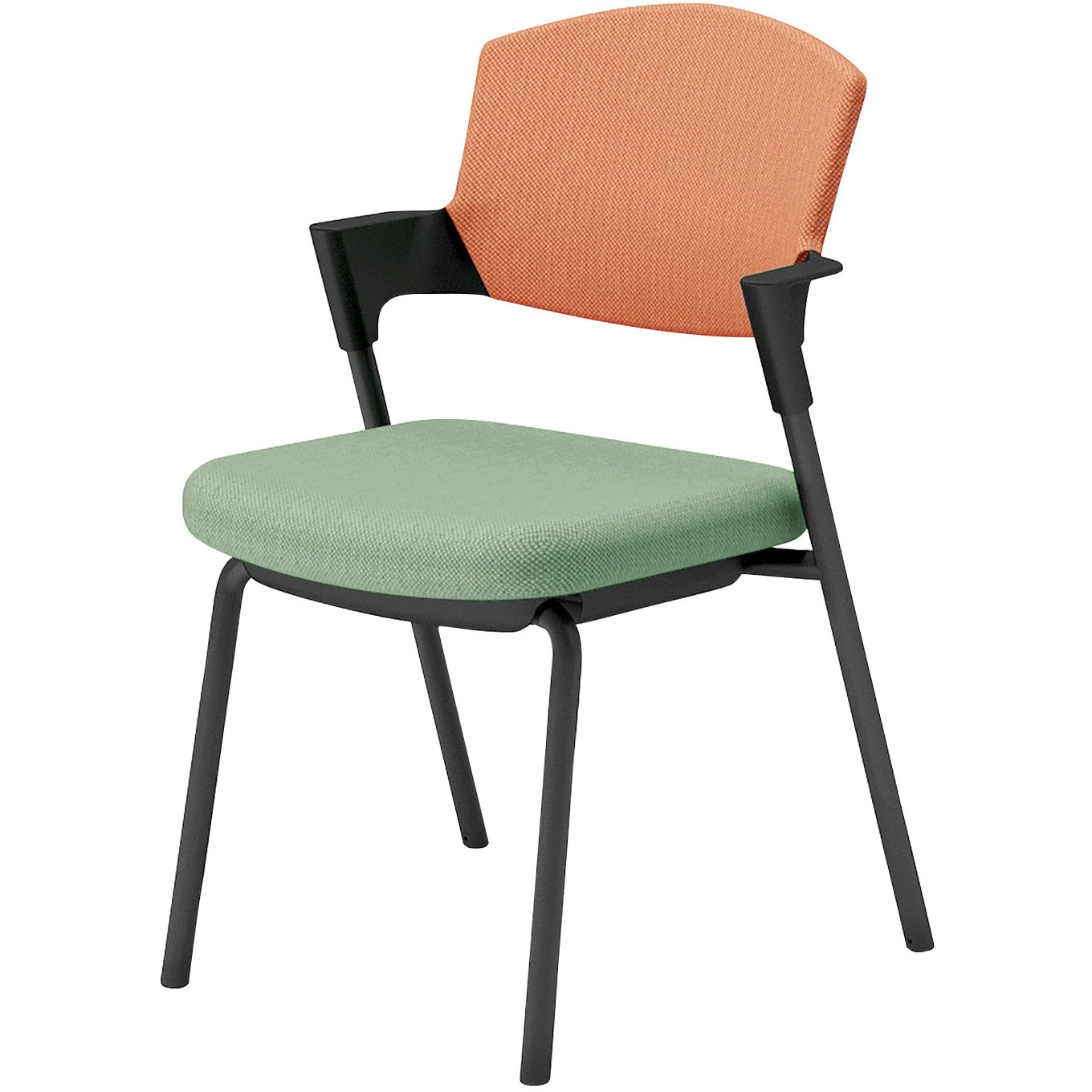 K17-B02CZ-2J0Y2 会議用イス プロッティ 固定脚 背座クッションタイプ(配送・組立サービス付き) コクヨ ブラック スタッキング可(4脚) 肘掛あり K17-B02CZ-2J0Y2 36,980円