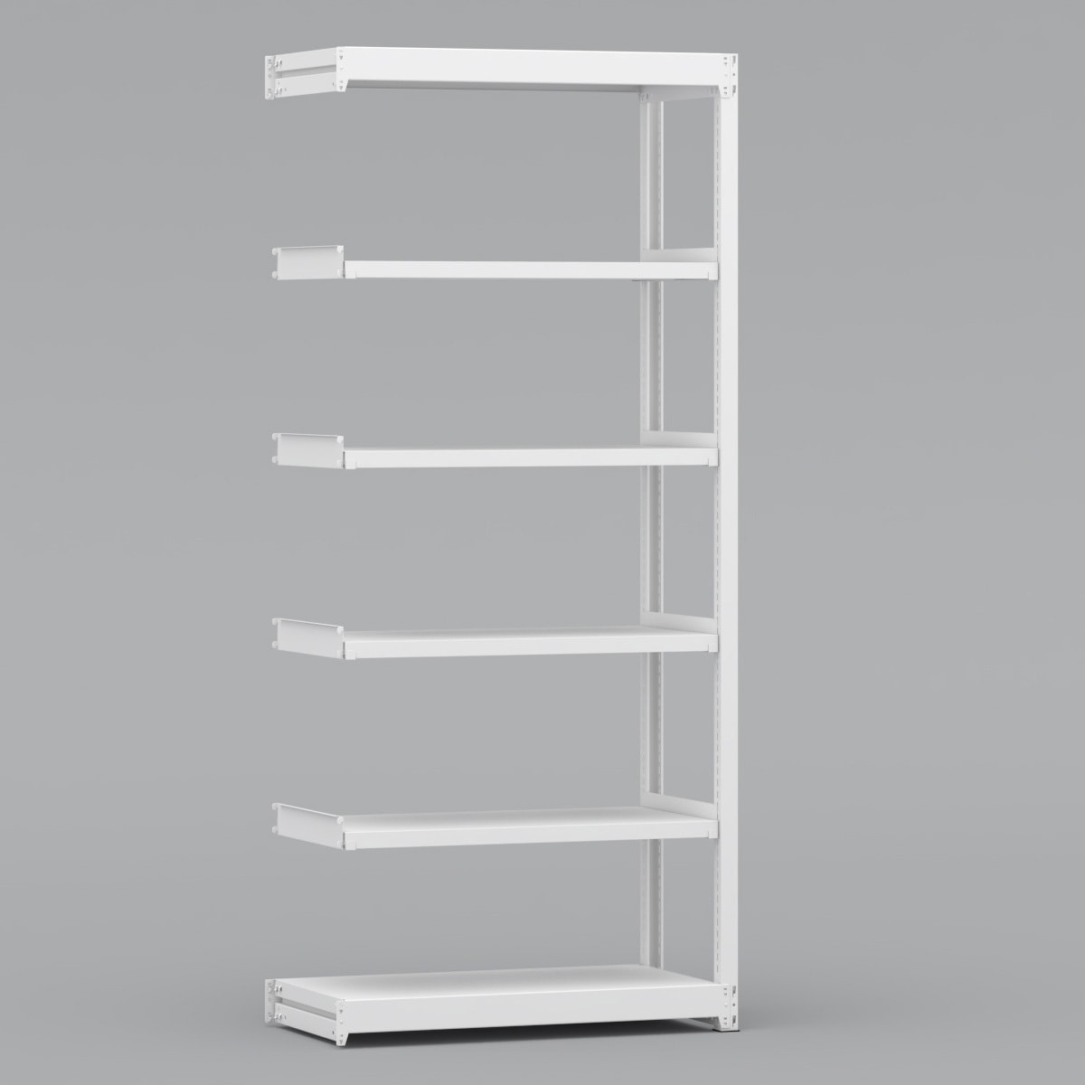 BLL371-456SAR 中軽量棚 150kg 連結1連 金剛(KONGO) スチール ホワイト色 高さ2100mm  BLL371-456SAR 27,937円