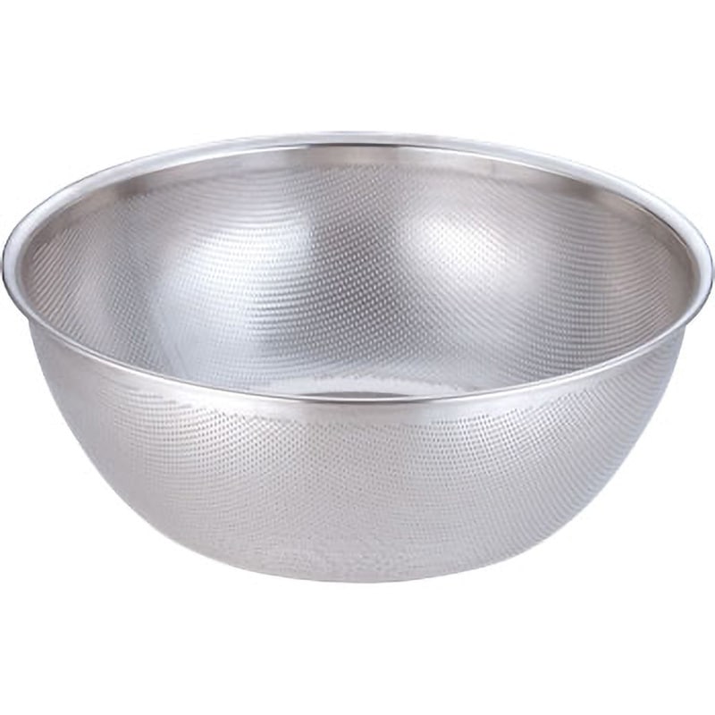 18-8 HACCPパンチング浅型ざる YUKIWA(ユキワ/三宝産業) 寸法50cm