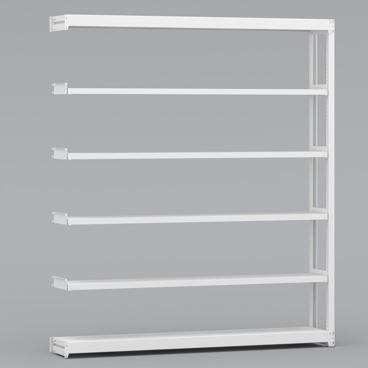 BLM671-306SAR 中軽量棚 200kg 連結1連 金剛(KONGO) スチール ホワイト色 高さ2100mm  BLM671-306SAR