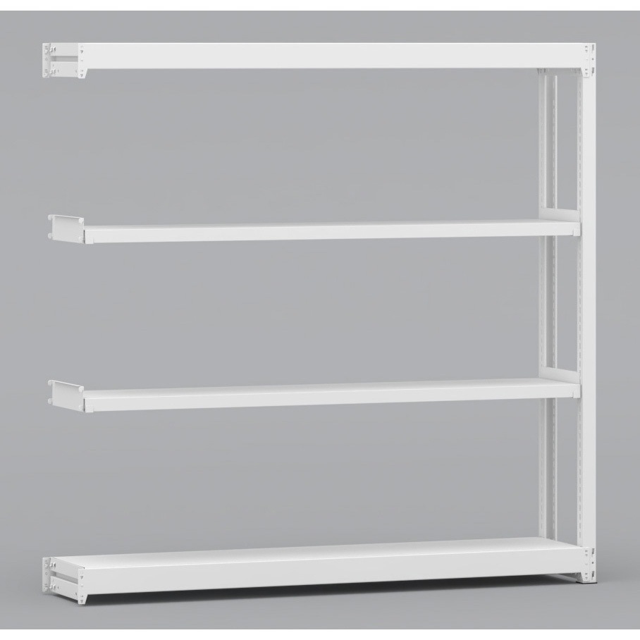 BLM551-304SAR 中軽量棚 200kg 連結1連 金剛(KONGO) スチール ホワイト色 高さ1500mm  BLM551-304SAR