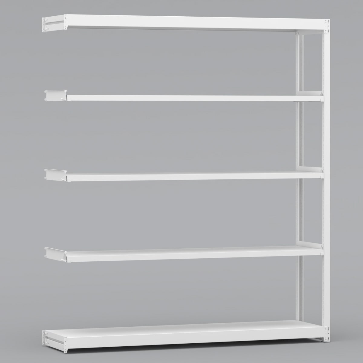 BLM671-455SAR 中軽量棚 200kg 連結1連 金剛(KONGO) スチール ホワイト色 高さ2100mm  BLM671-455SAR