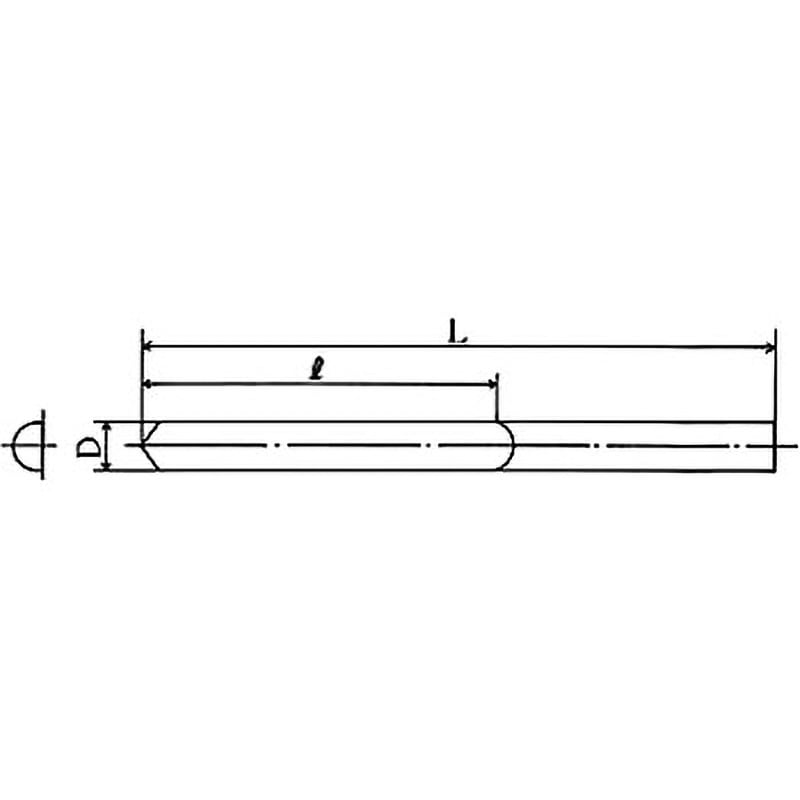 HD 0.56 半月形ドリル HD 金森ドリル製作所 ストレートシャンク ハイス製 ドリル径0.56mm全長24mm 1ケース(10本) 5,209円