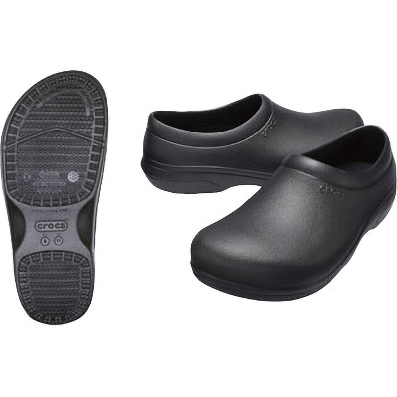 クロックス オンザクロックワークブラック スリップオン crocs サンダル